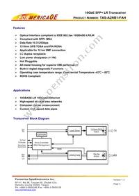 TAS-A2NB1-FAH Datasheet Page 2