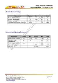 TAS-A2NB1-FAH Datasheet Page 6