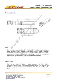 TAS-A2NB1-FAH Datasheet Page 10