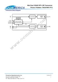 TAS-S1NH1-P13 Datasheet Page 3