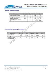 TAS-S1NH1-P13 Datasheet Page 6