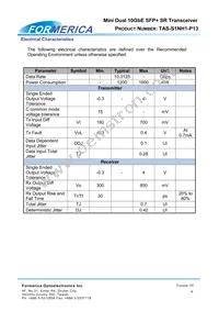 TAS-S1NH1-P13 Datasheet Page 9