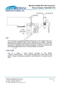 TAS-S1NH1-P13 Datasheet Page 14