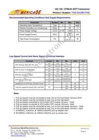 TAS-X2UB5-FA6 Datasheet Page 8