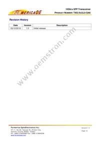 TAS-X5UL5-QA6 Datasheet Page 10