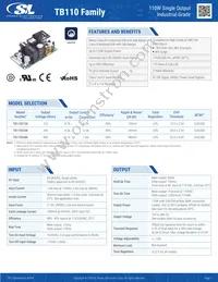 TB110S48K Datasheet Cover