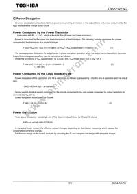 TB62212FNG Datasheet Page 22