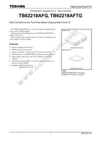 TB62218AFG Datasheet Cover