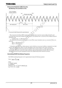 TB62218AFG Datasheet Page 20