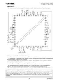 TB62218AFG Datasheet Page 22