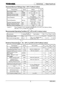 TB62752AFUG Datasheet Page 3