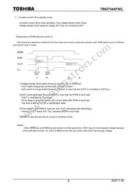 TB62754AFNG(O Datasheet Page 9