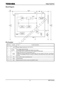 TB62755FPG Datasheet Page 2