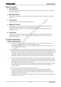 TB62755FPG Datasheet Page 12