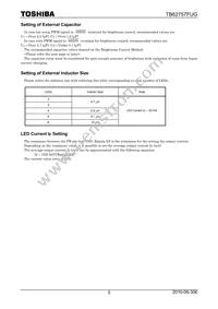 TB62757FUG Datasheet Page 5