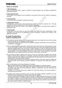 TB62757FUG Datasheet Page 19