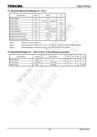 TB62779FNG Datasheet Page 10