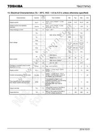 TB62779FNG Datasheet Page 11