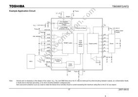 TB6586FG Datasheet Page 17