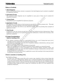 TB6586FG Datasheet Page 19