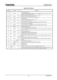 TB6860WBG Datasheet Page 5