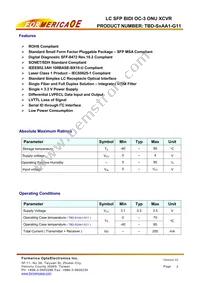 TBD-S2AA1-G11 Datasheet Page 2
