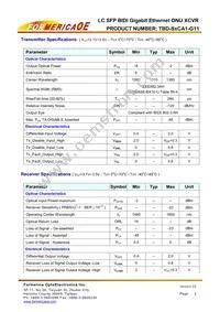 TBD-S2CA1-G11 Datasheet Page 3