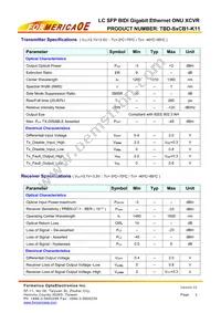 TBD-S2CB1-K11 Datasheet Page 3