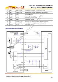 TBS-S1CA1-F11 Datasheet Page 6
