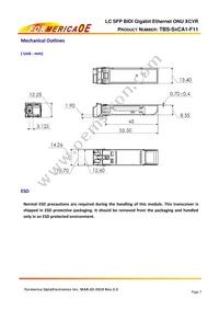 TBS-S1CA1-F11 Datasheet Page 7