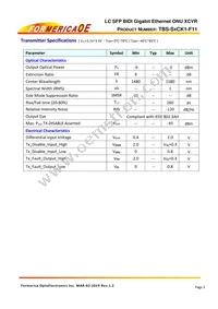 TBS-S2CK1-F11 Datasheet Page 3