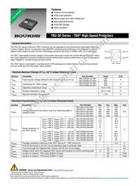TBU-DF085-500-WH Datasheet Cover