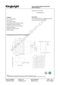 TC07-11SYKWA Datasheet Cover