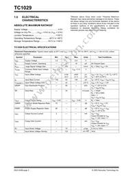 TC1029EOATR Datasheet Page 2