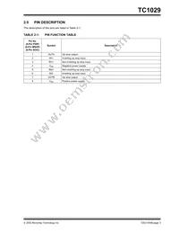 TC1029EOATR Datasheet Page 3