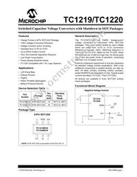 TC1220ECHTR Datasheet Cover