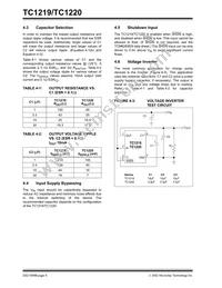 TC1220ECHTR Datasheet Page 6