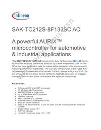 TC212S8F133SCACKXUMA1 Datasheet Cover