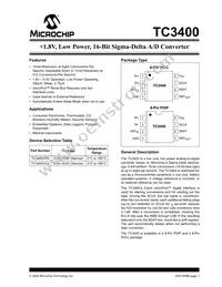 TC3400VOA Datasheet Cover