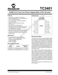 TC3401VPE Datasheet Cover