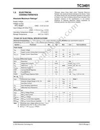TC3401VPE Datasheet Page 3