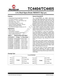 TC4405MJA Datasheet Cover