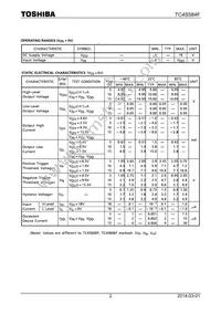 TC4S584F Datasheet Page 2
