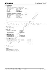 TC58CVG0S3HQAIE Datasheet Page 6