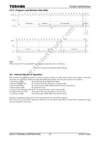 TC58CVG0S3HQAIE Datasheet Page 22