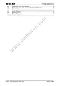 TC58CVG2S0HQAIE Datasheet Page 3