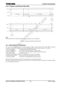 TC58CVG2S0HQAIE Datasheet Page 22