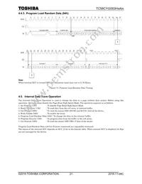 TC58CYG0S3HQAIE Datasheet Page 22