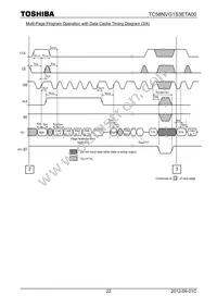 TC58NVG1S3ETA00 Datasheet Page 22