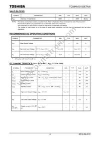 TC58NVG1S3ETAI0 Datasheet Page 4